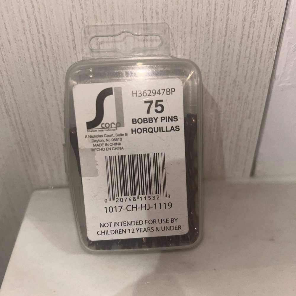 Scunci Brown Bobby Pins